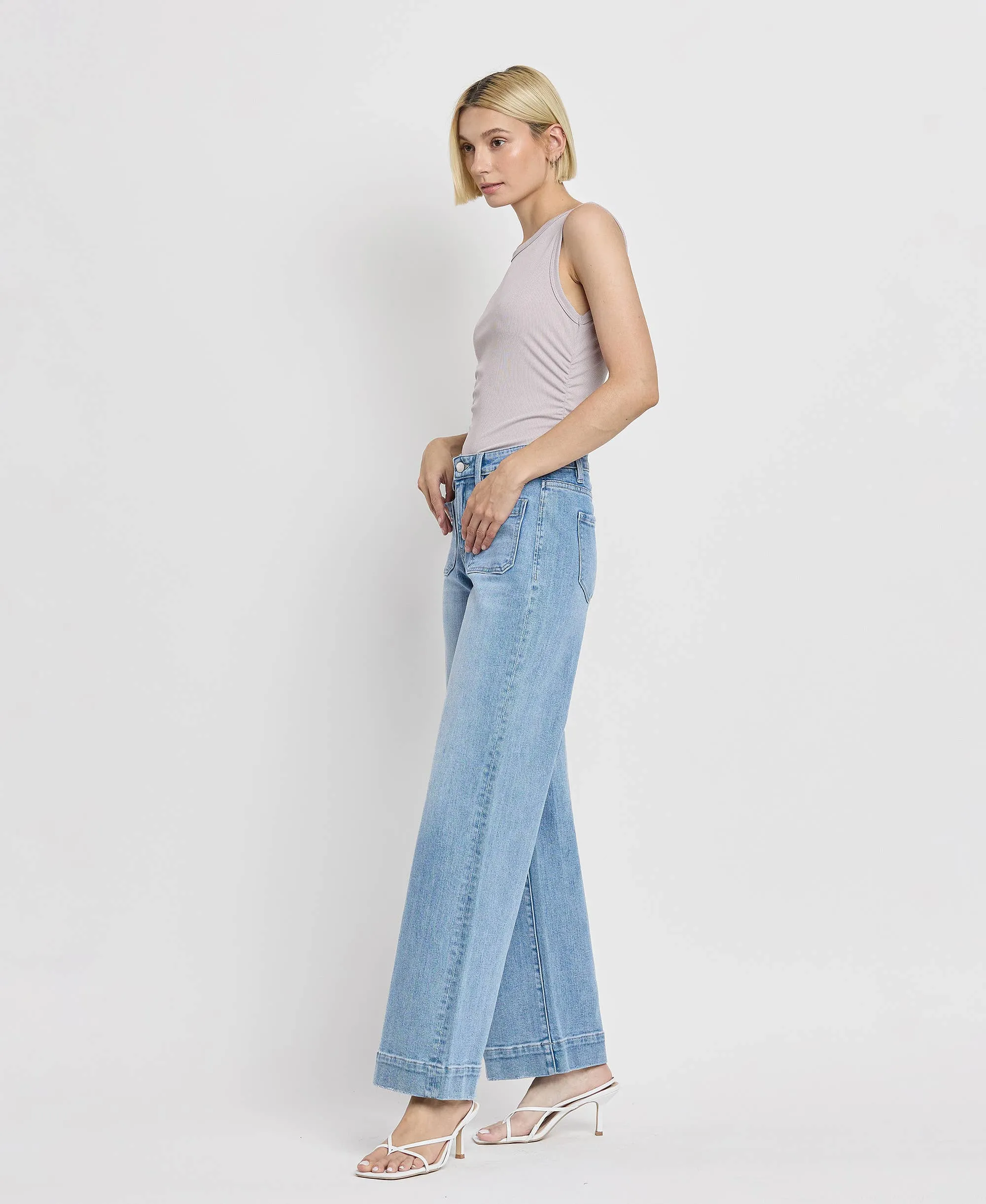 High Rise Trouser Jeans