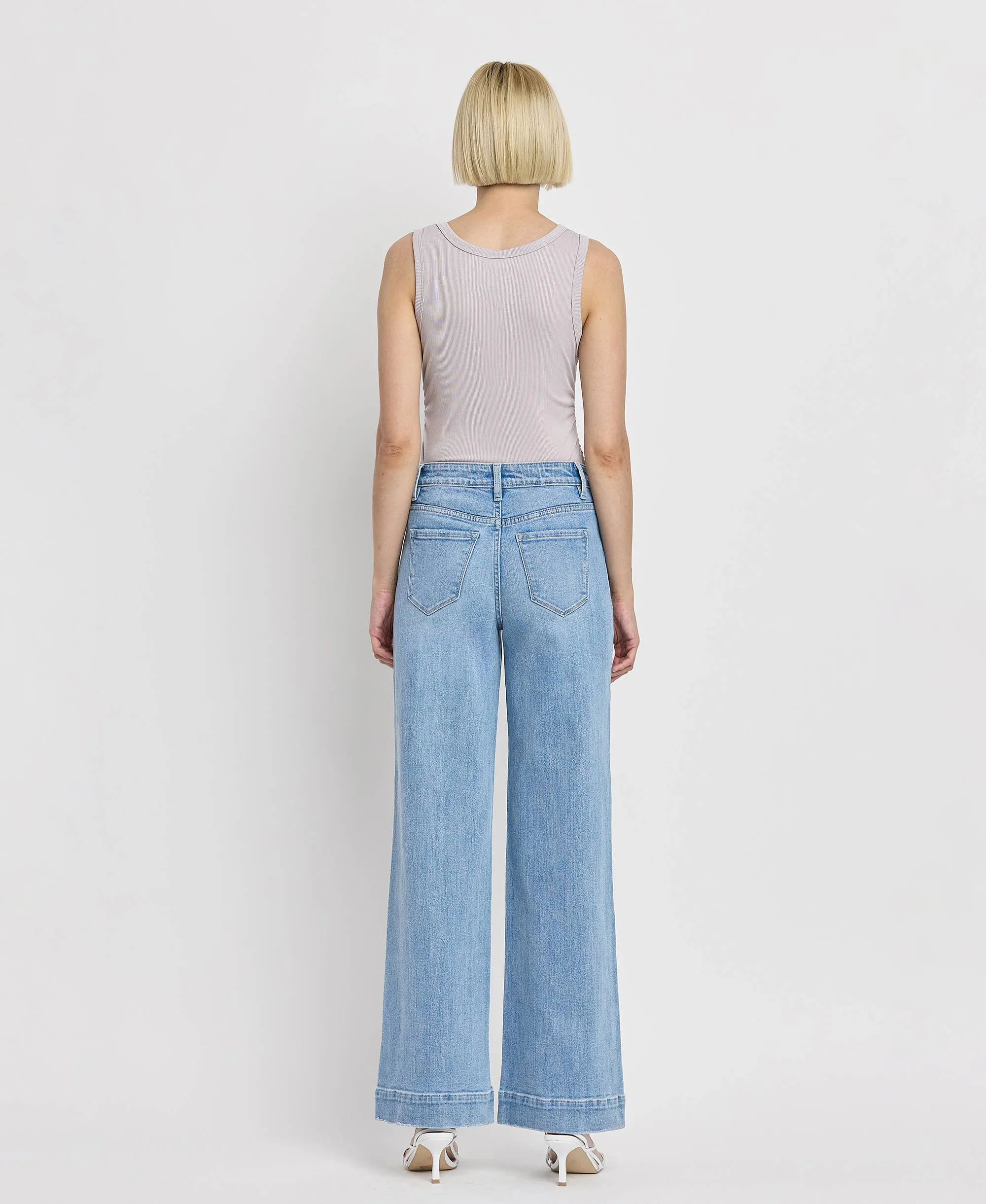 High Rise Trouser Jeans