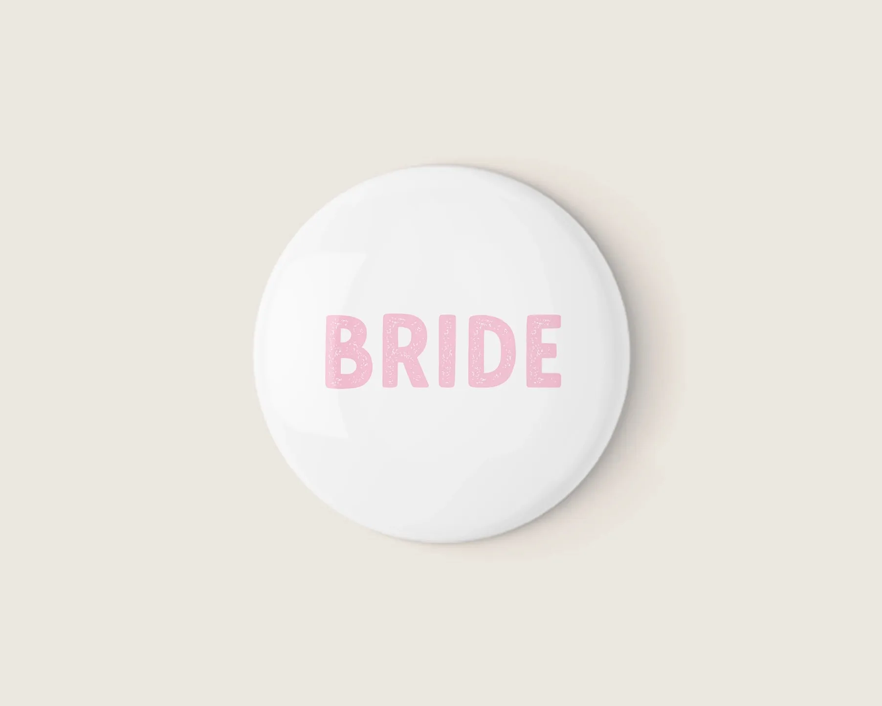 Holographic Bride Badge