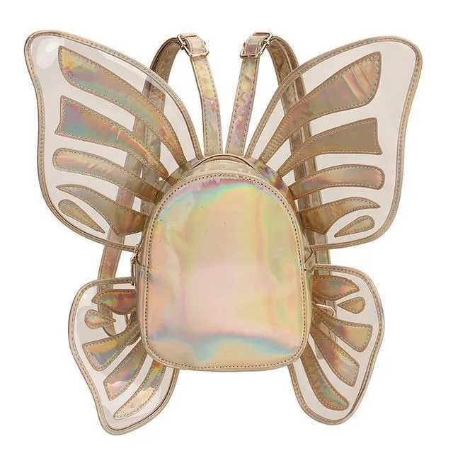 Holographic Fairy Butterfly Backpack