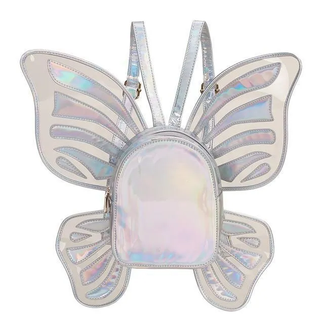 Holographic Fairy Butterfly Backpack