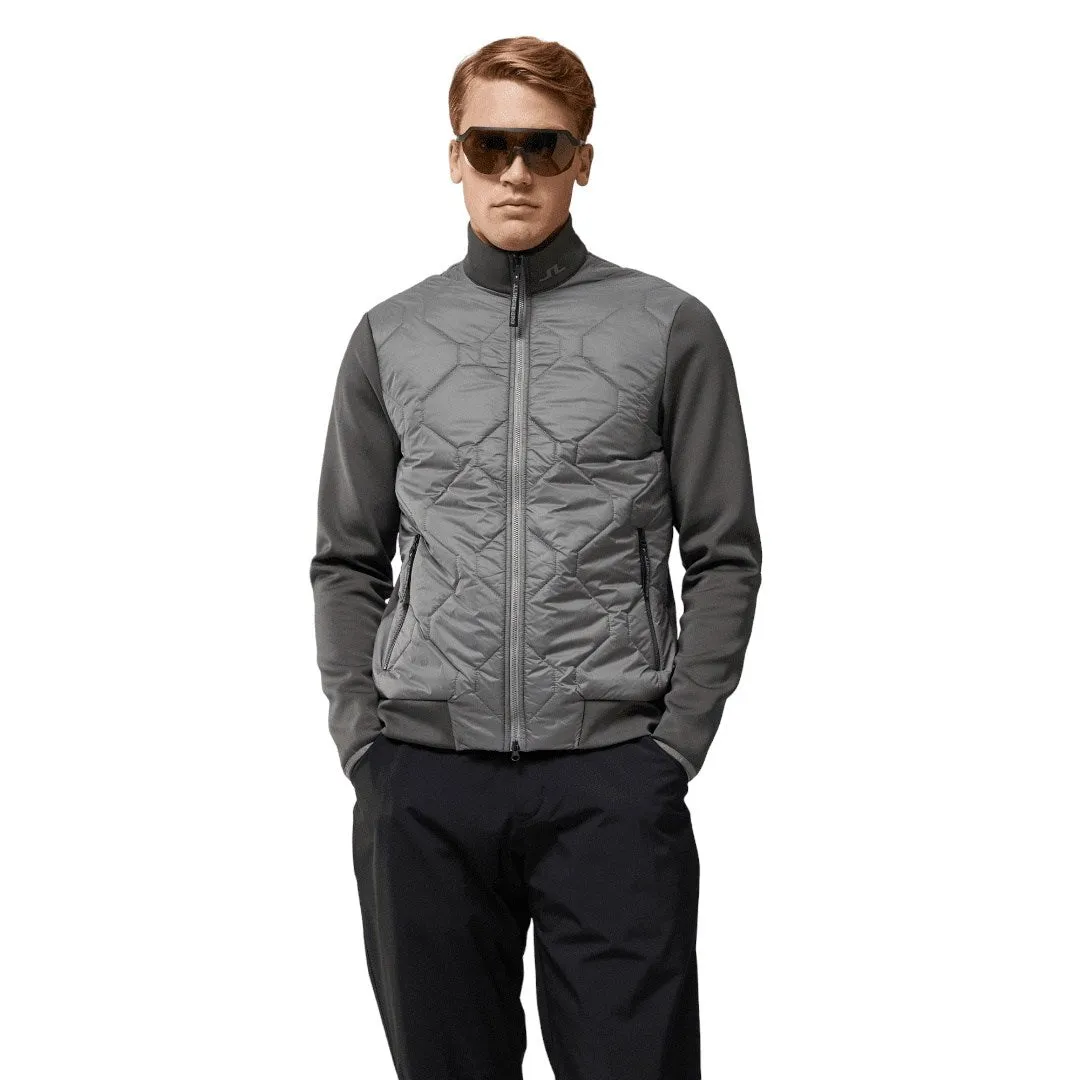 J.Lindeberg Quilted Hybrid Golf Jacket AMOW07063