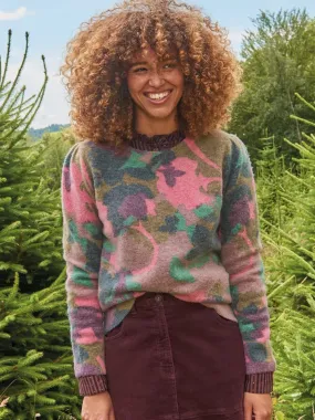 Jodie Printed Floral Jumper by WhiteStuff