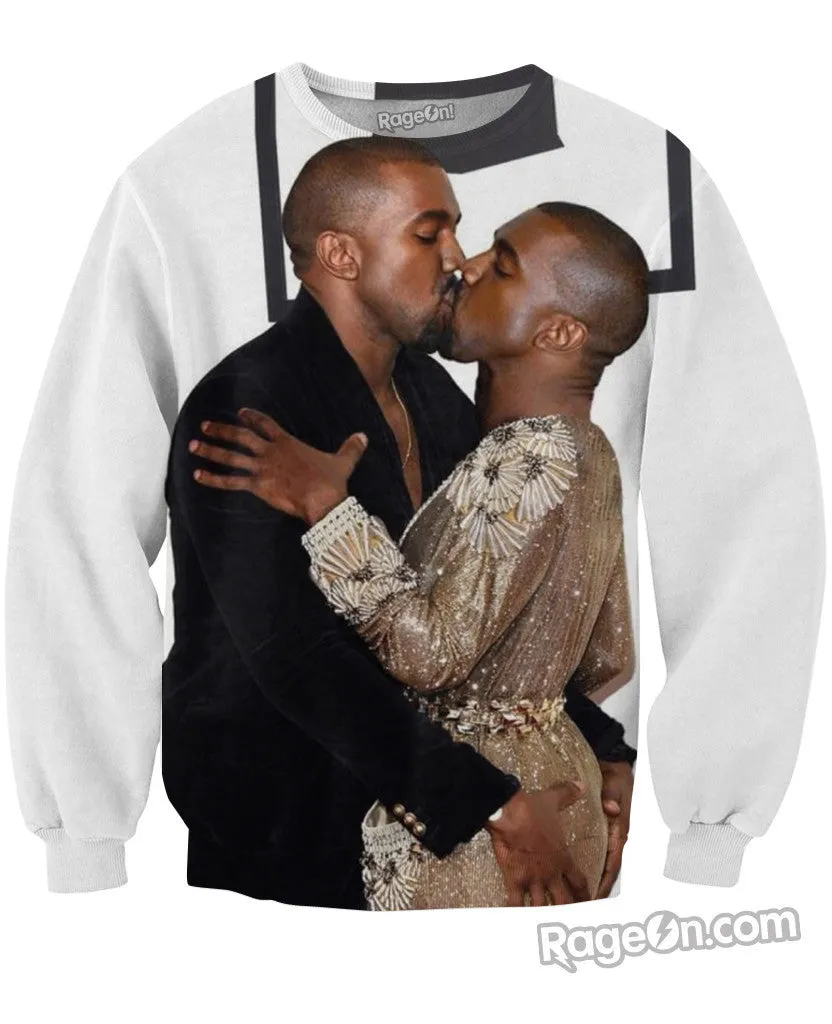 Kanye Kissing Kanye Crewneck Sweatshirt