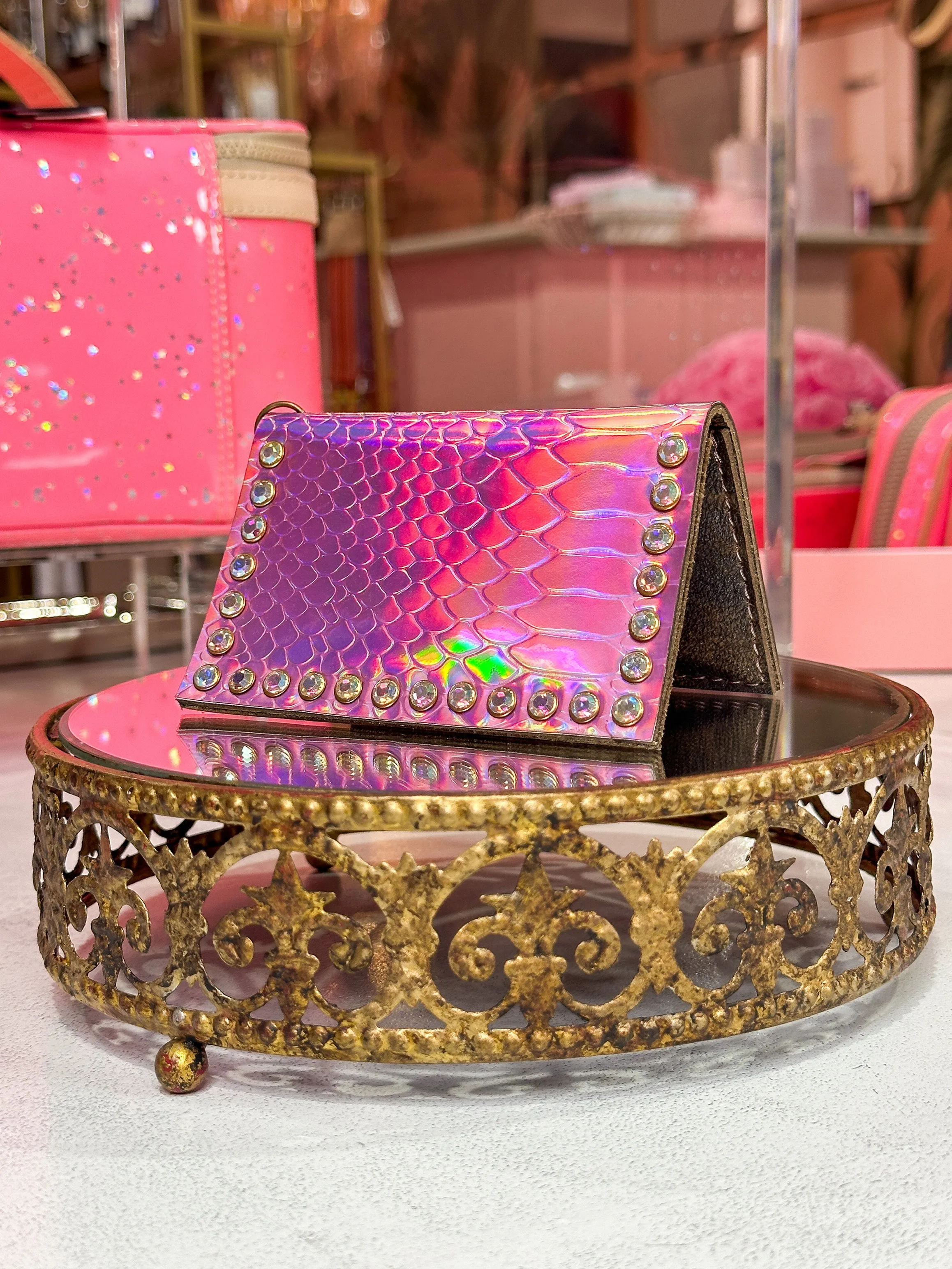 Keep it Gypsy - Pink Holographic Credit Card Wallet