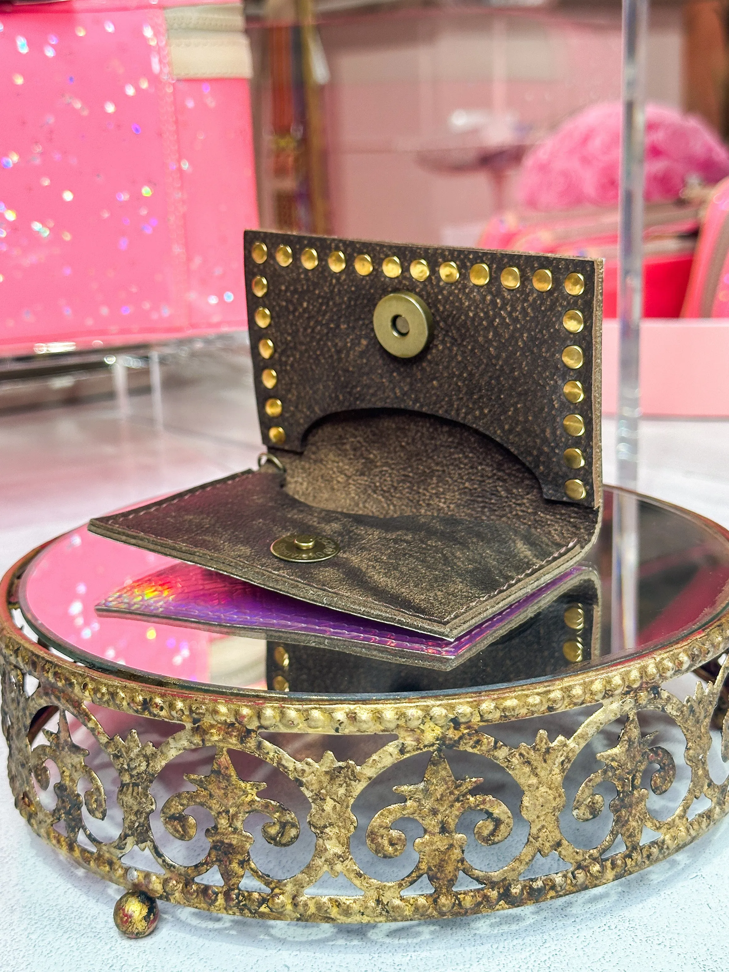 Keep it Gypsy - Pink Holographic Credit Card Wallet