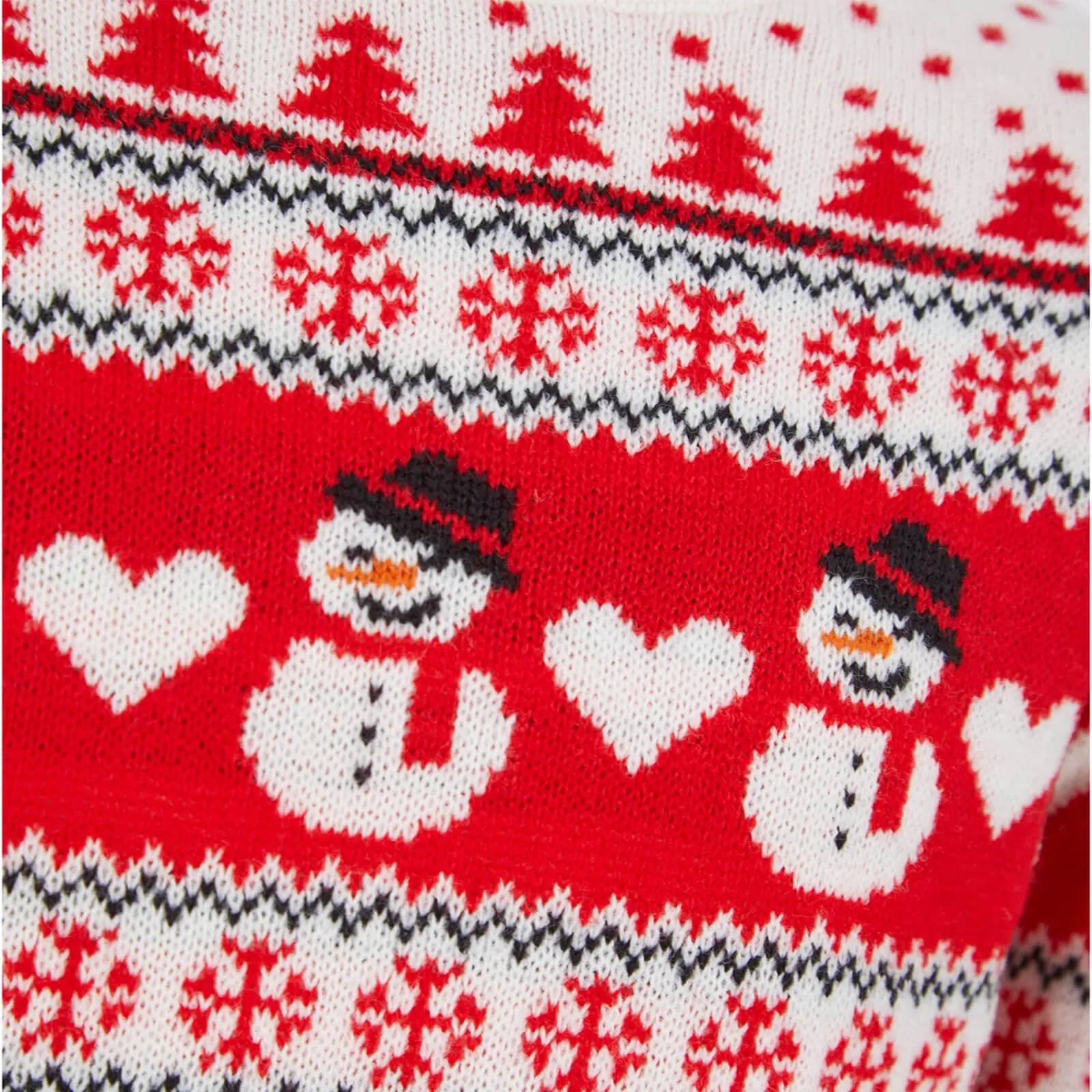 Kids Snowman Traditional Pattern Christmas Jumper