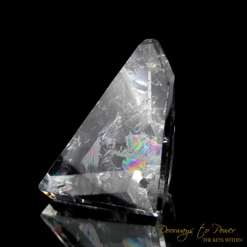 Lemurian Quartz Crystal 'Holographic Connection'