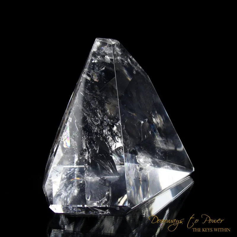 Lemurian Quartz Crystal 'Holographic Connection'