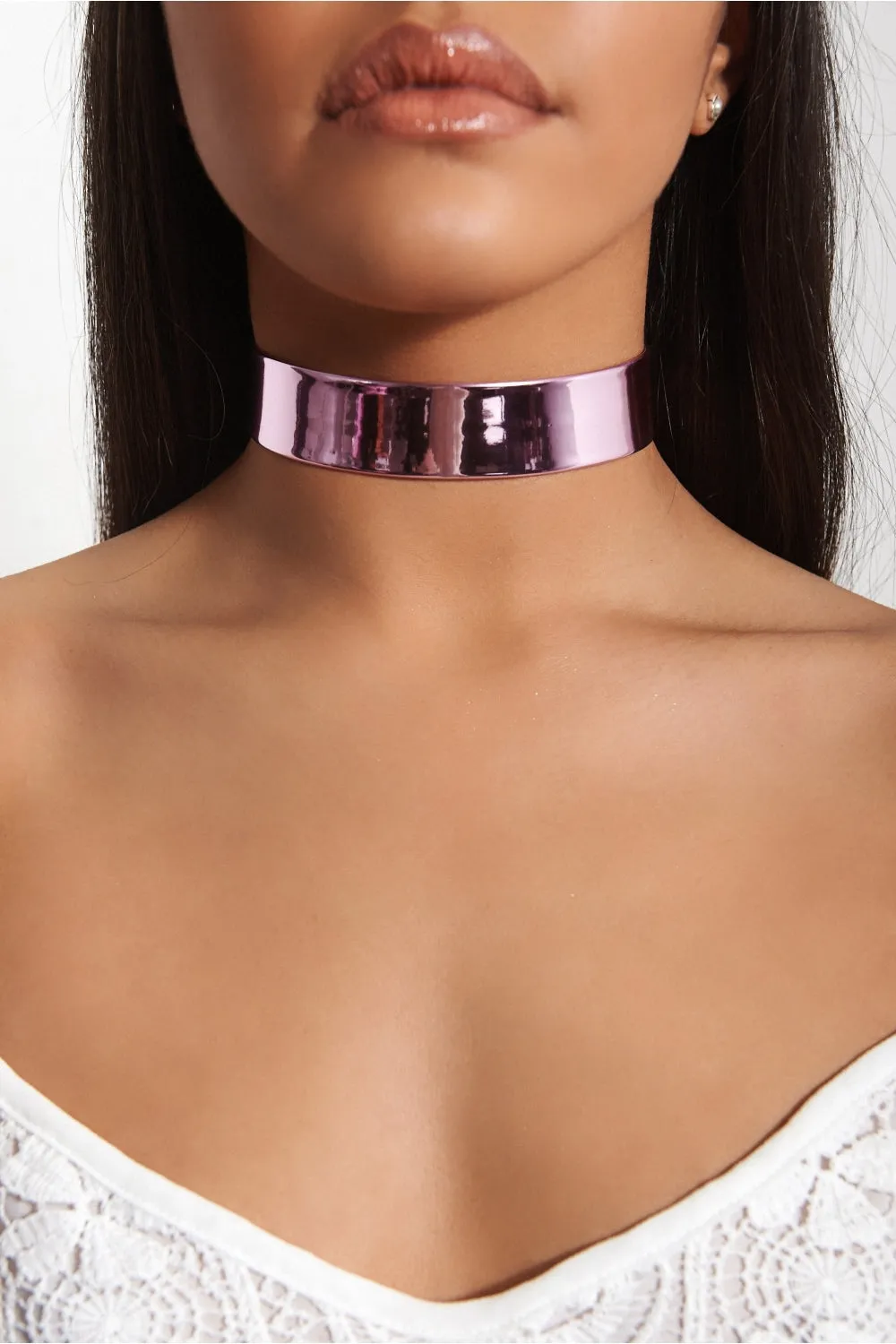 Lui Holographic Pink Choker