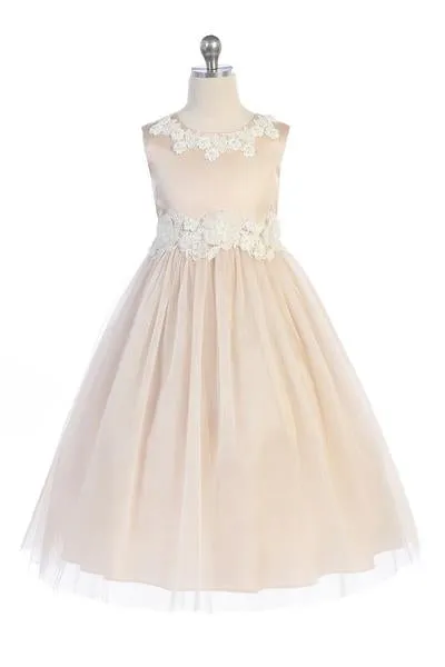 Luxurious Princess Ballgown First Communion Dress Style 458