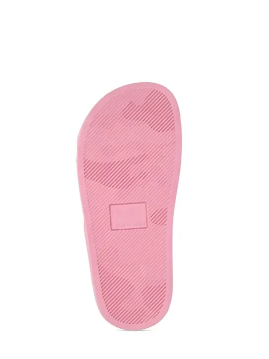 Marc Jacobs   Monochromatic rubber slides 