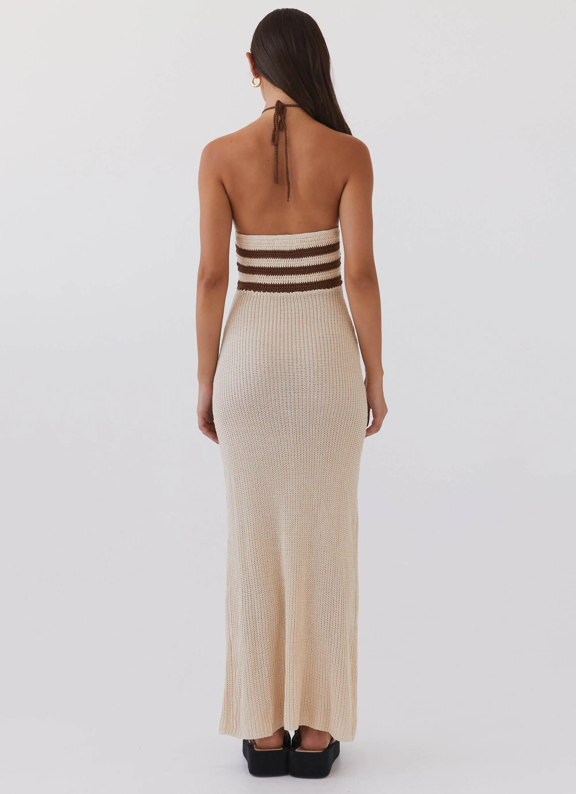 Masterpiece Knit Maxi Dress - Tiramisu