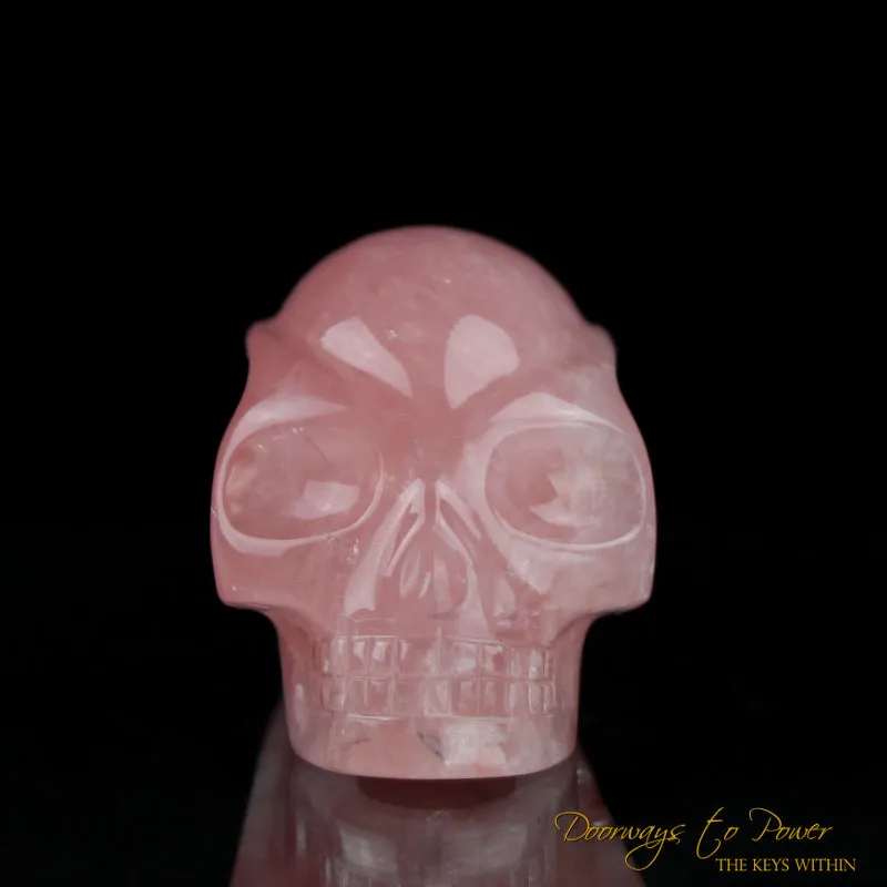 Morganite Traveler Crystal Skull by Leandro De Souza