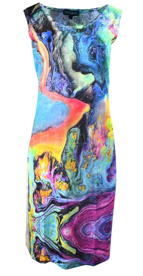 Multicolored Summer Dress (No Refund/ No Exchange)