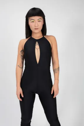 Neckholder Catsuit Keyhole "KAYLA" Lettau Art Fashion