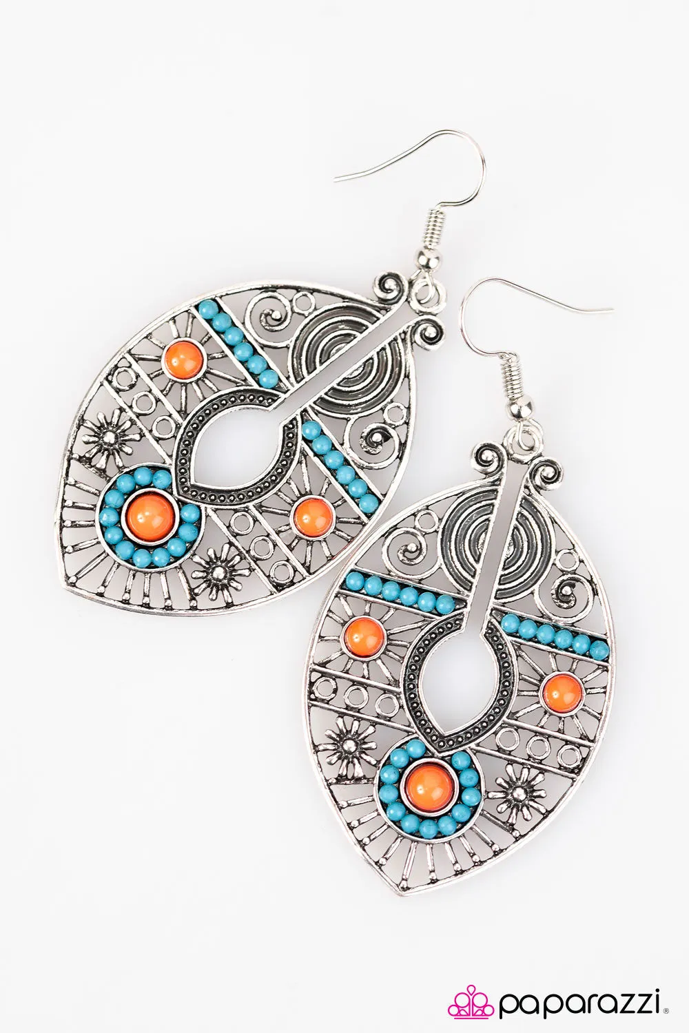 Open Door Jewelry - Away We CONGO! - Multi Earrings - Paparazzi Accessories