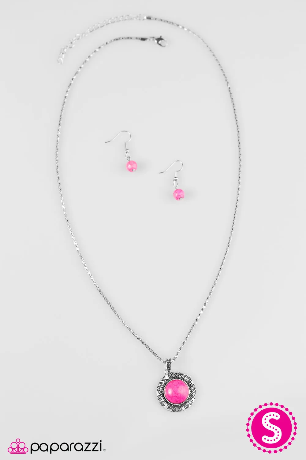 Open Door Jewelry - Born To Roam - Pink Necklace - Paparazzi Accessories