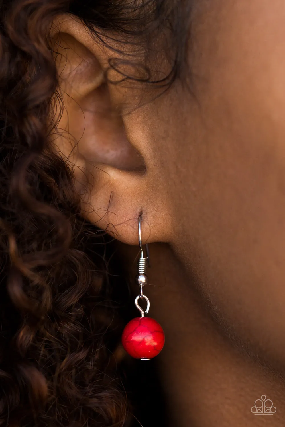 Open Door Jewelry - Country Retro - Red Necklace - Paparazzi Accessories