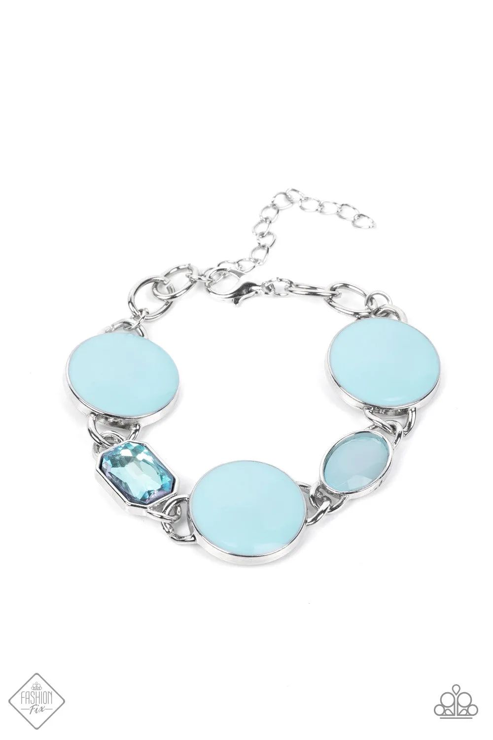 Open Door Jewelry - Dreamscape Dazzle - Blue Bracelet - Paparazzi Accessories