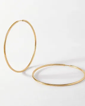 Oversized Infinity Hoop Earrings