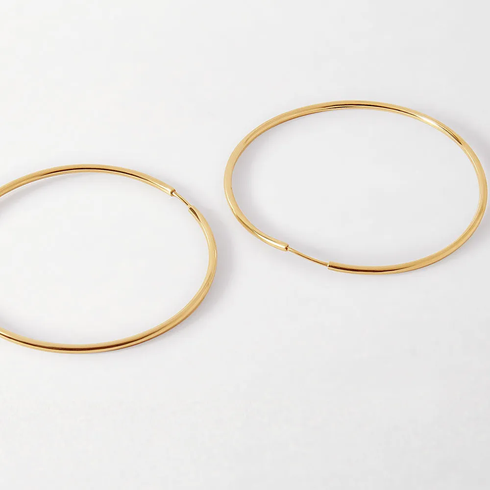 Oversized Infinity Hoop Earrings