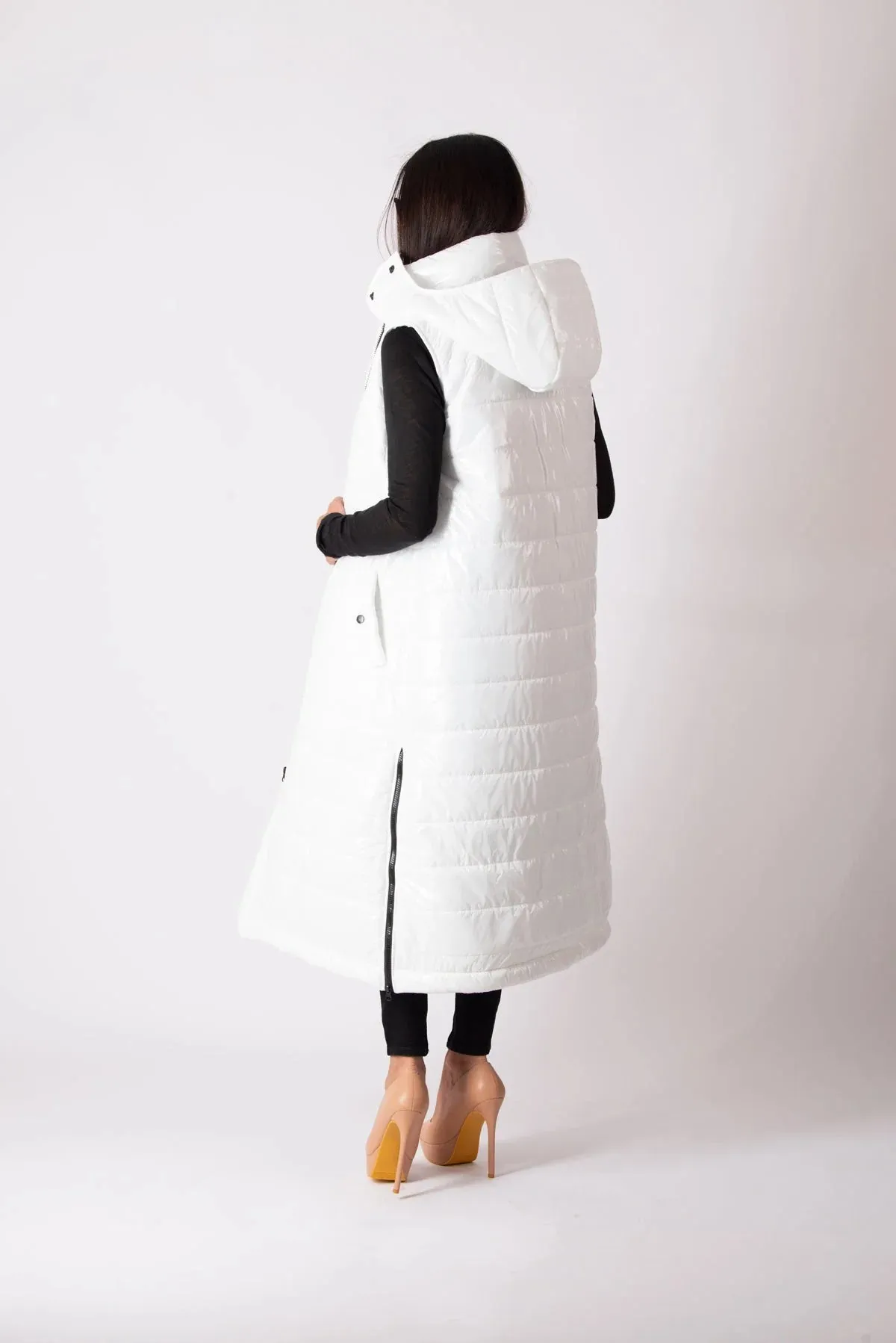 OXANA Sleeveless Puffer Jacket on SALE