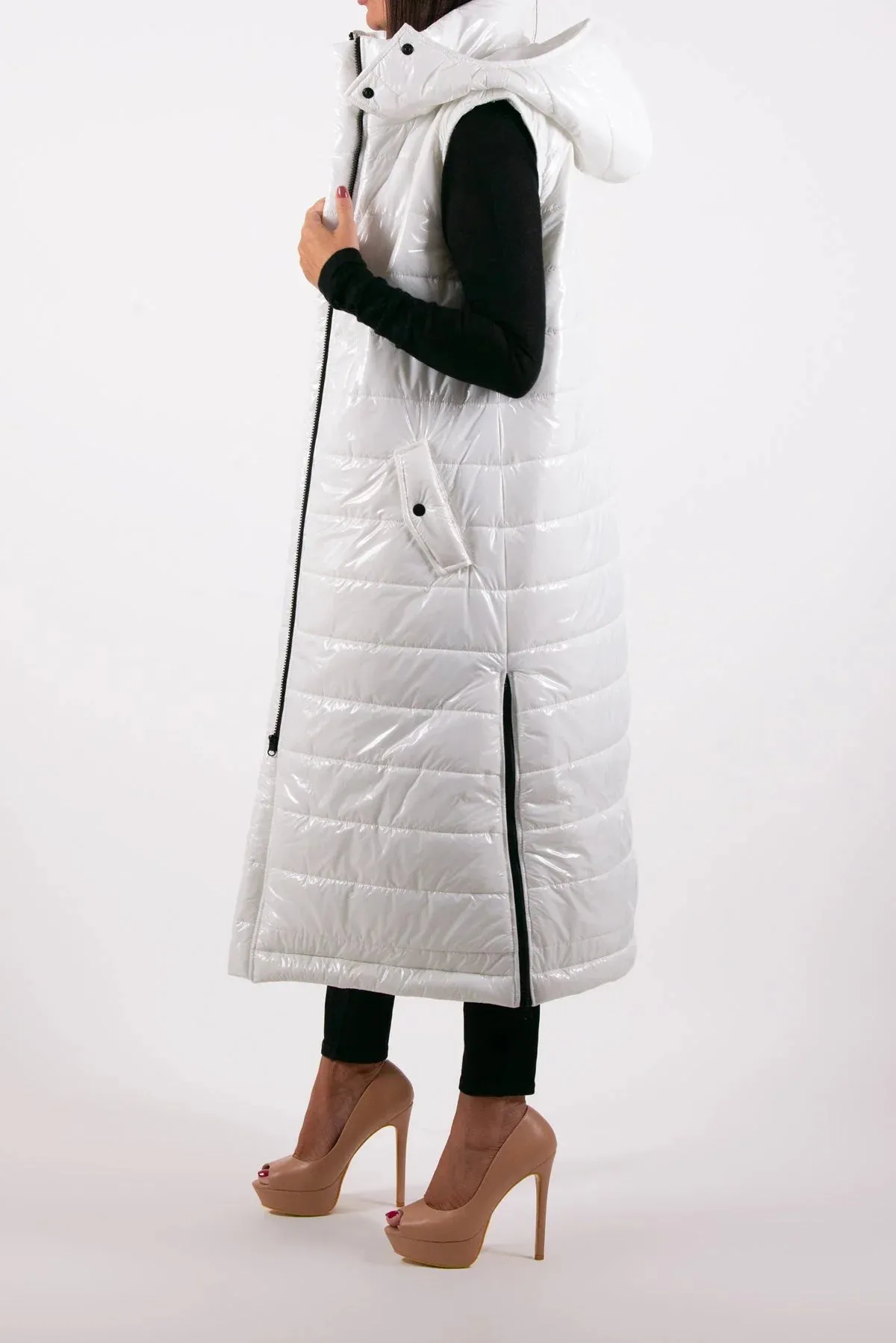 OXANA Sleeveless Puffer Jacket on SALE