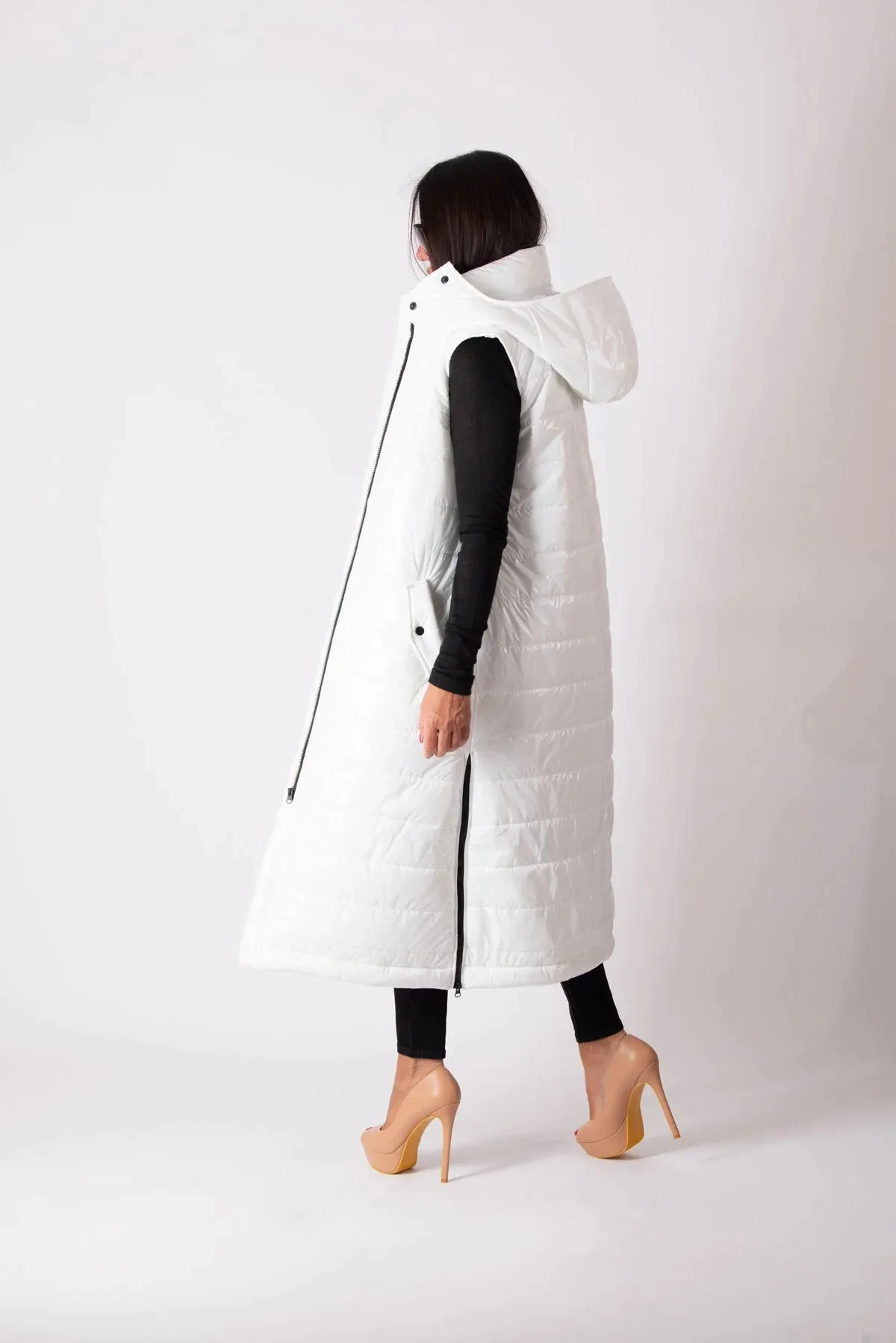 OXANA Sleeveless Puffer Jacket on SALE