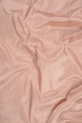 Peachy Pink Dupioni Silk Fabric