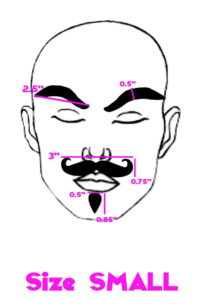 Purple "Dapper" Facial Fashion Kit