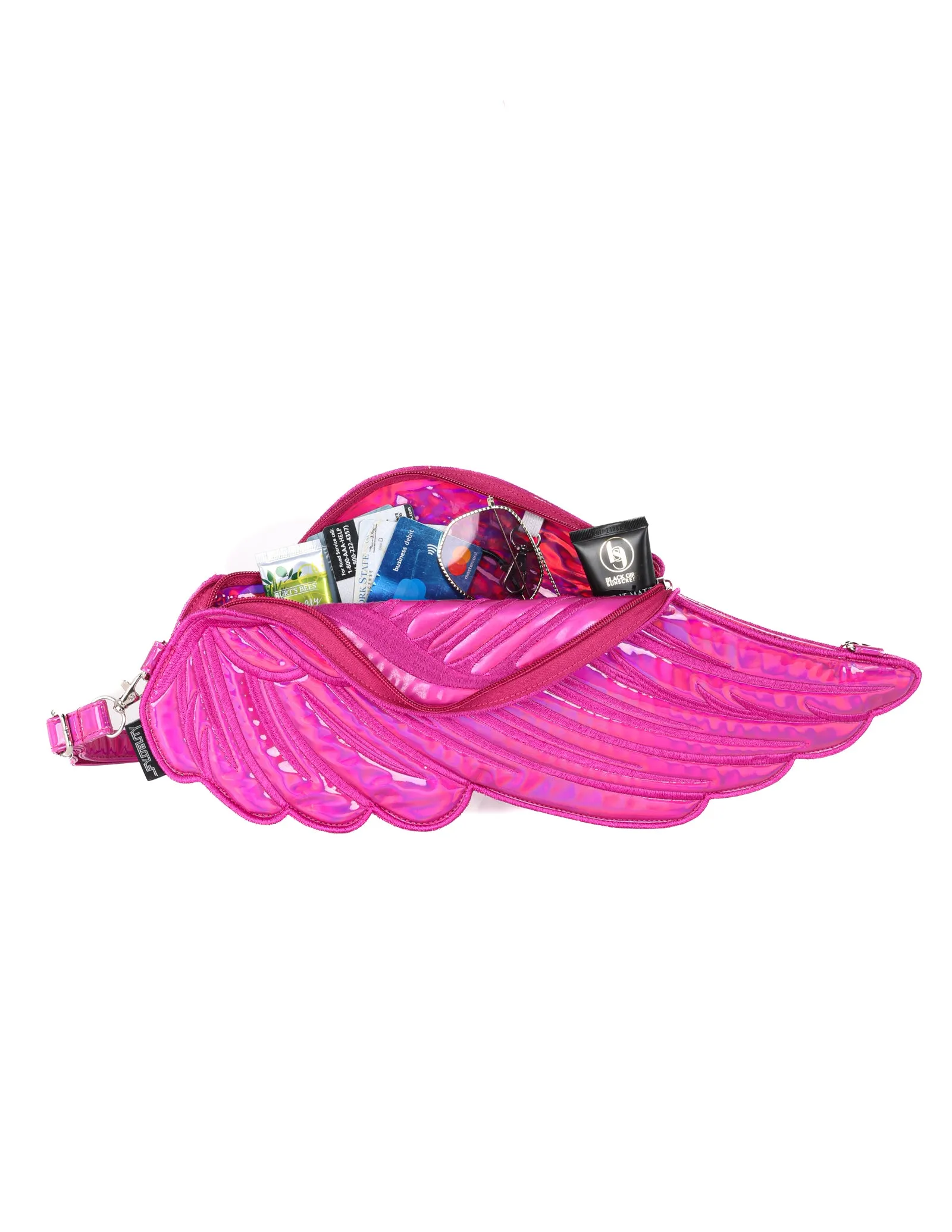 Quiver / Clutch Bag | WINGS | Laser Pink