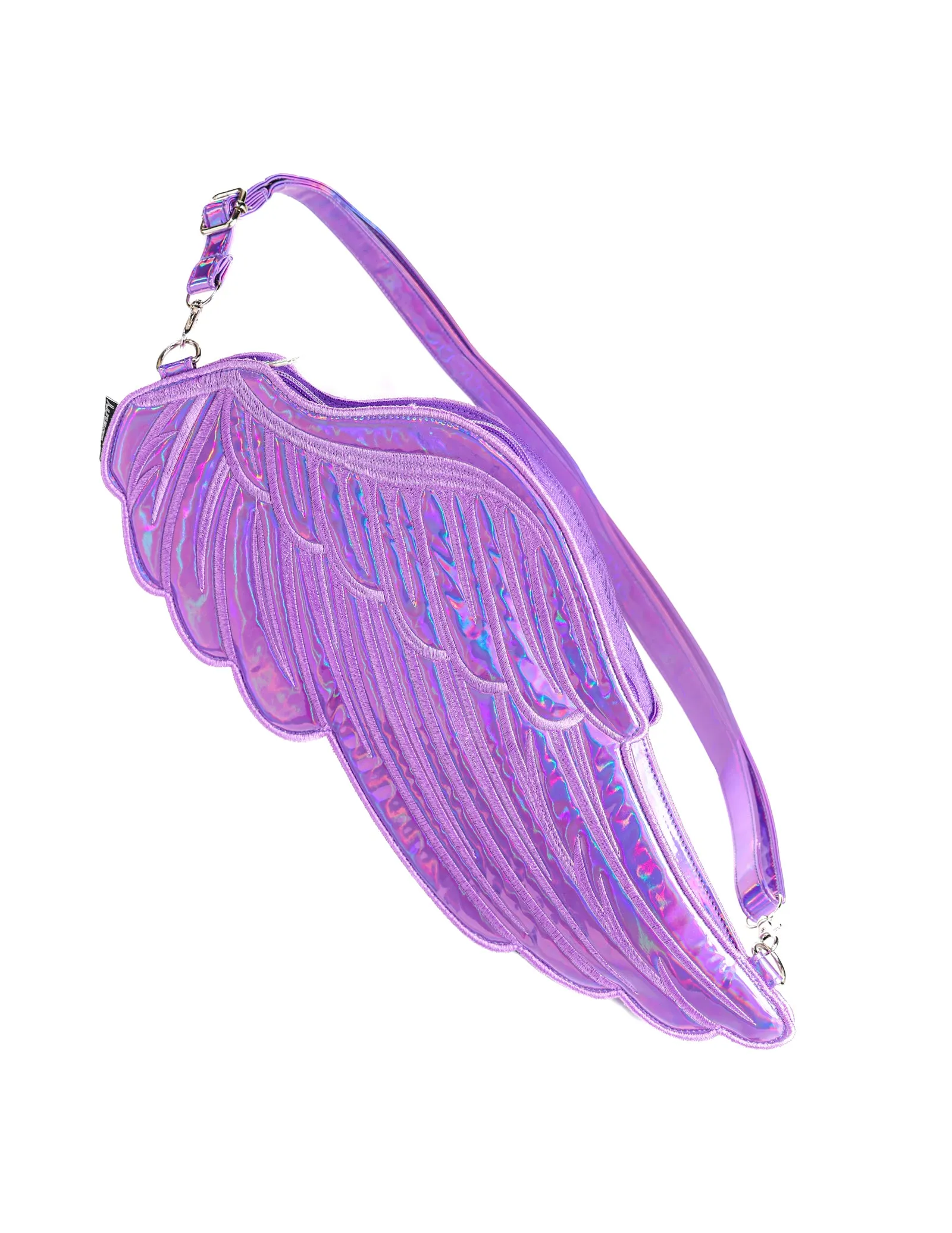 Quiver / Clutch Bag | WINGS | Laser Purple