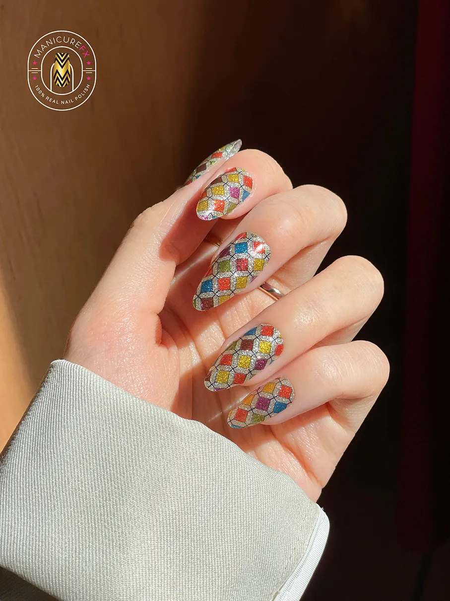 Rainbow Triangle - Nail Wraps (Standard)