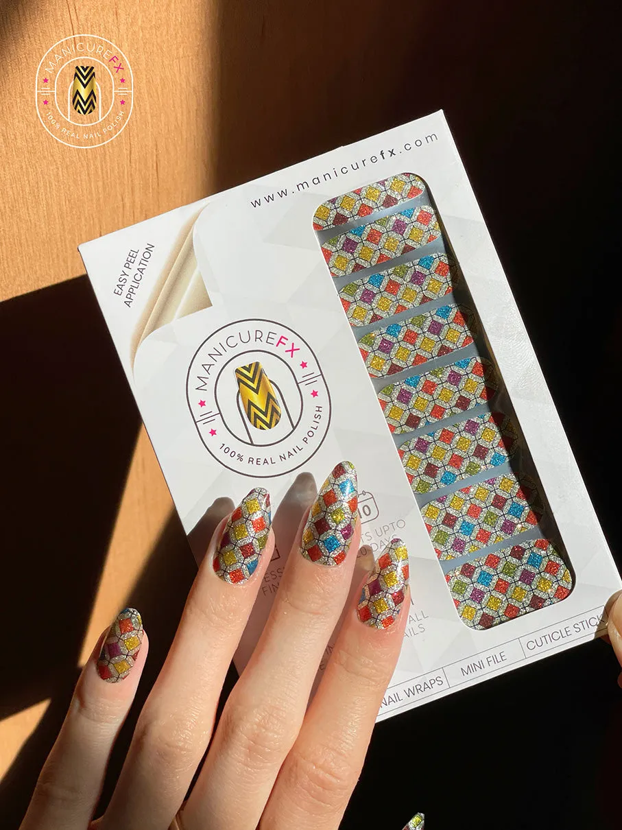 Rainbow Triangle - Nail Wraps (Standard)