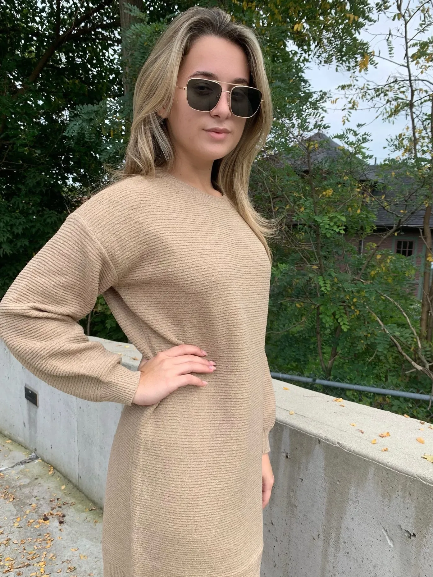 RAMONA KNIT DRESS - IRISH CREAM