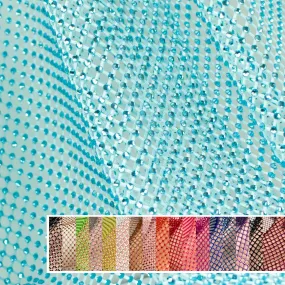 Rhinestone/Diamante Stretch Mesh