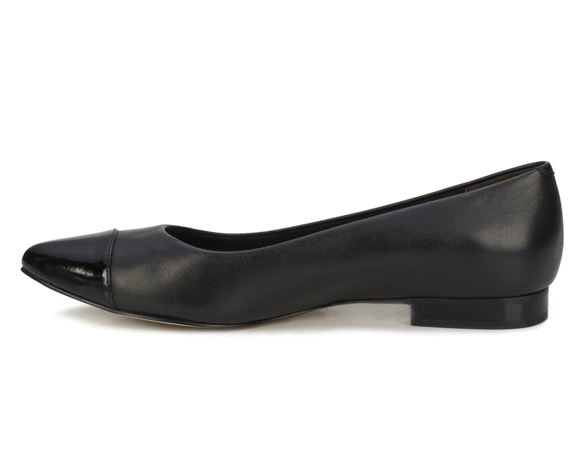 Ros Hommerson Remi Women's Flat Slip-on Shoes In Black Pat