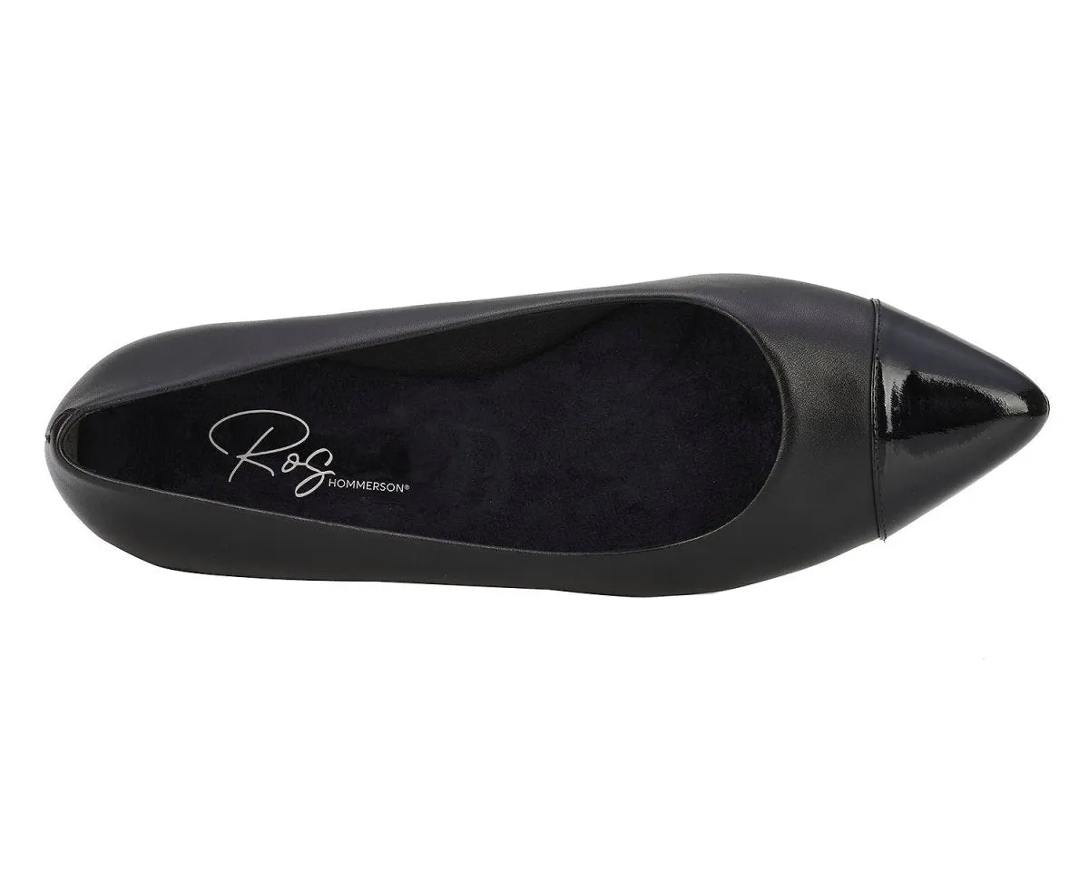 Ros Hommerson Remi Women's Flat Slip-on Shoes In Black Pat