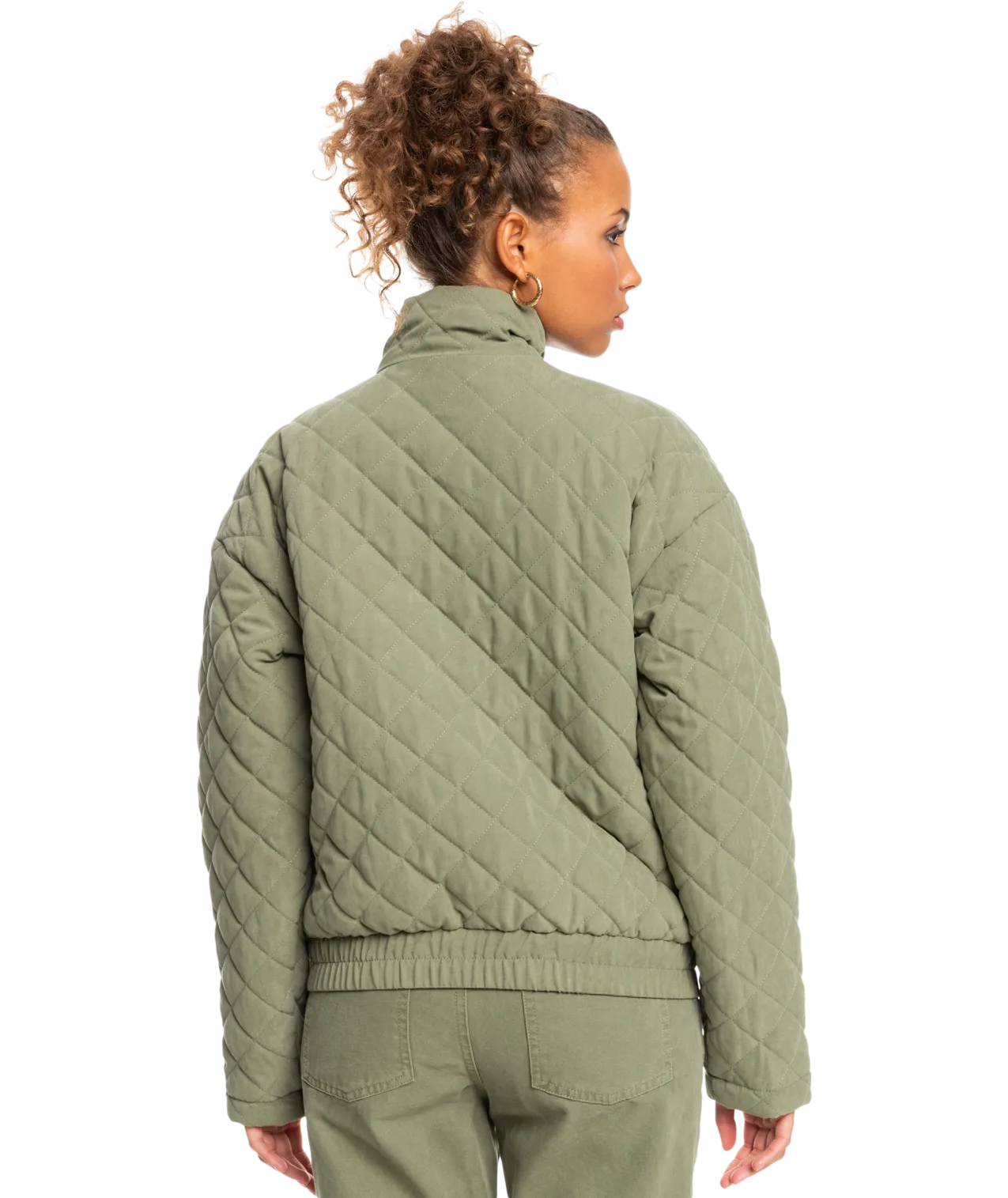 Roxy Path To Paradise Jacket-Deep Lichen Green