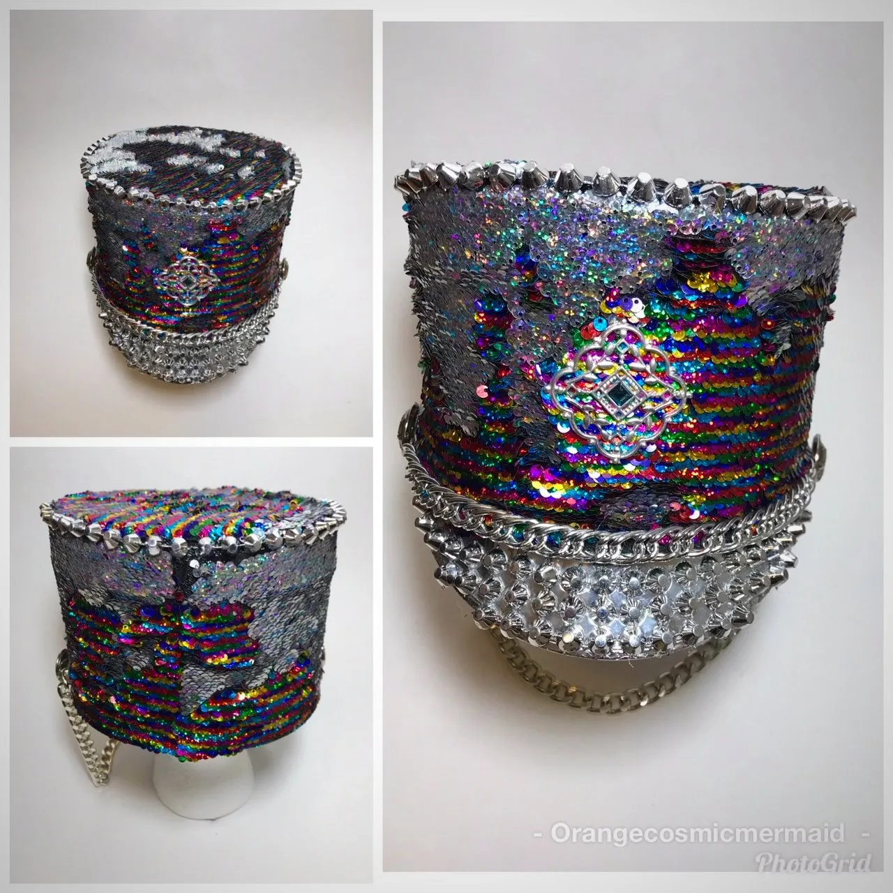 *SALE!* Cosmic Flip Sequin Marcher Hat (More colors and patterns!)