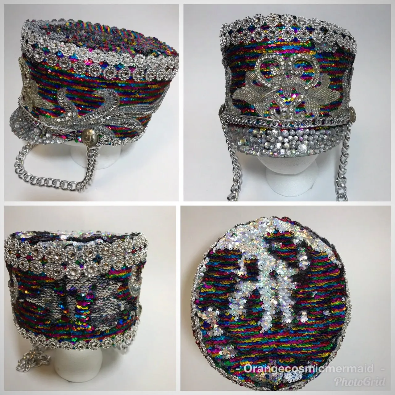 *SALE!* Cosmic Flip Sequin Marcher Hat (More colors and patterns!)