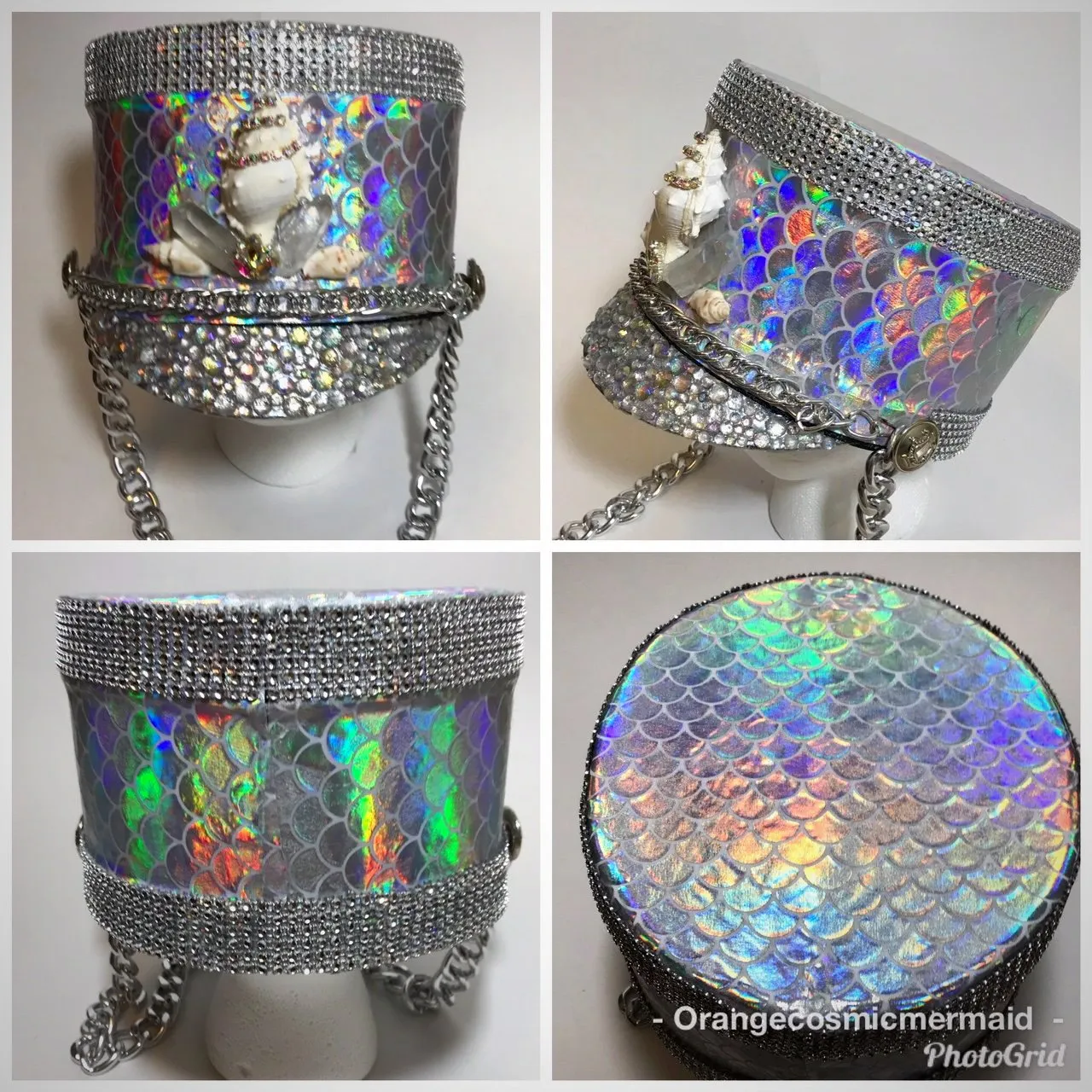 *SALE!* Cosmic Holographic Marcher Hat (More colors and patterns!)