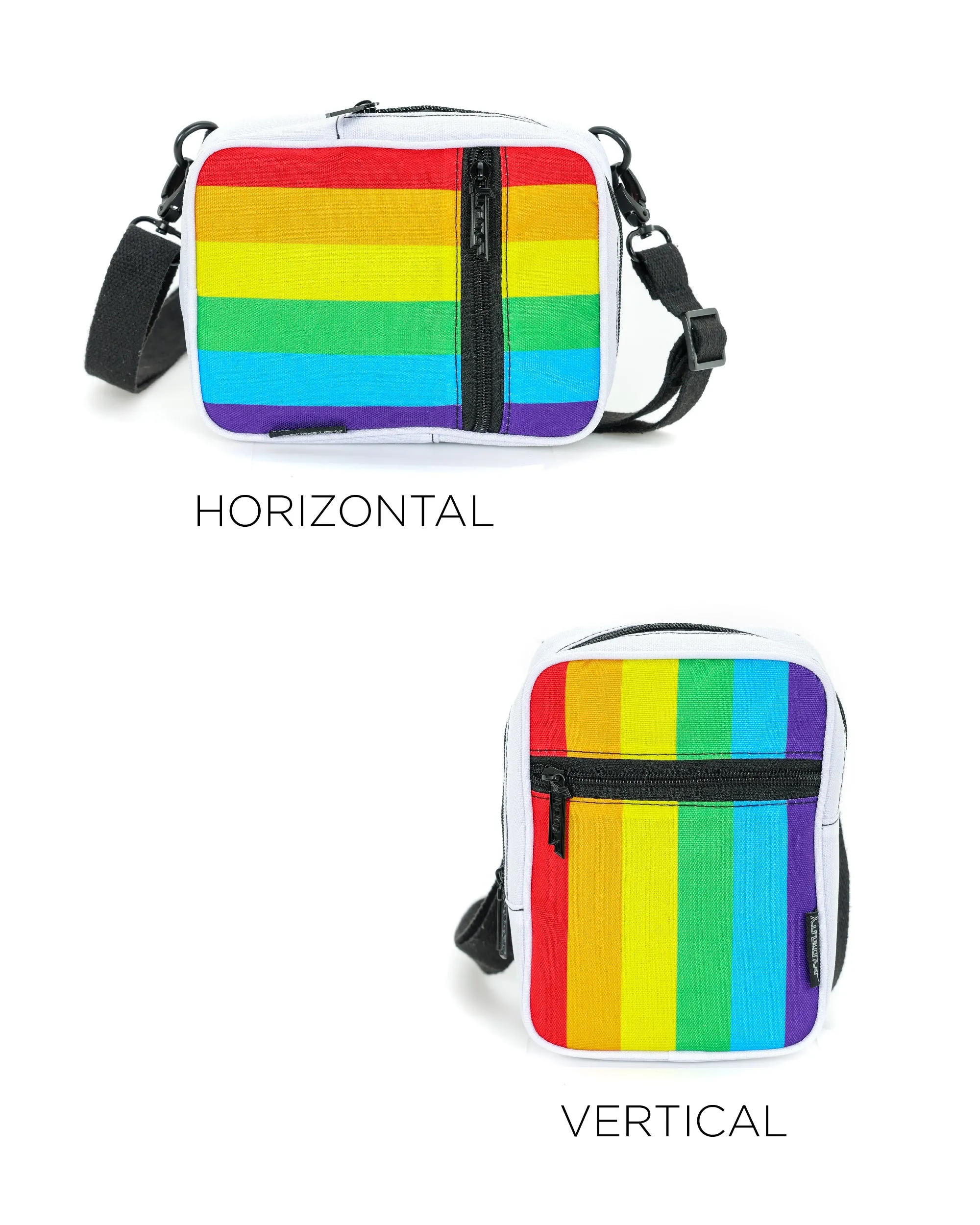 Sidekick |Crossbody Sling Bag |PRIDE Rainbow Stripe