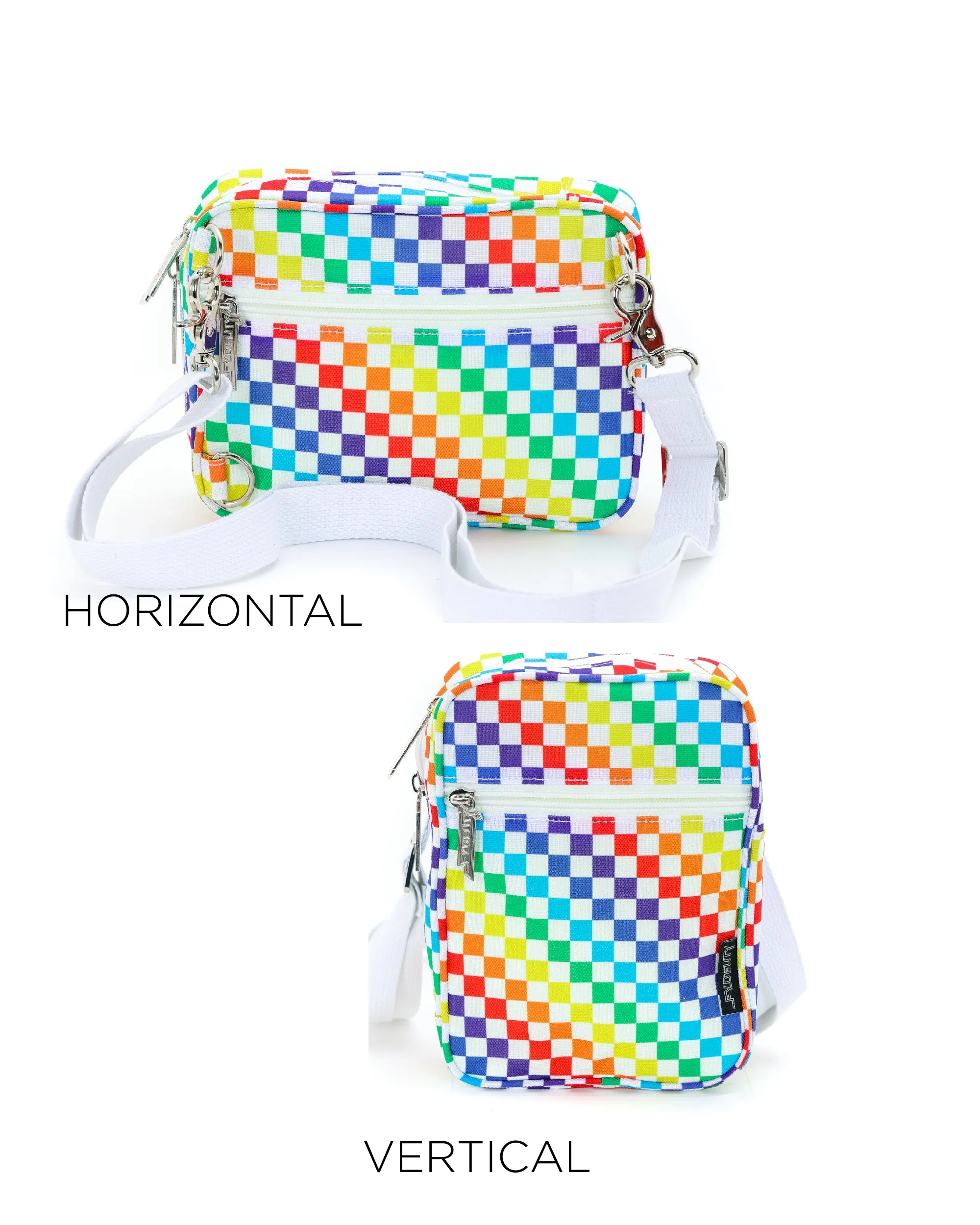 Sidekick | Crossbody Sling | Recycled RPET | INDY Rainbow