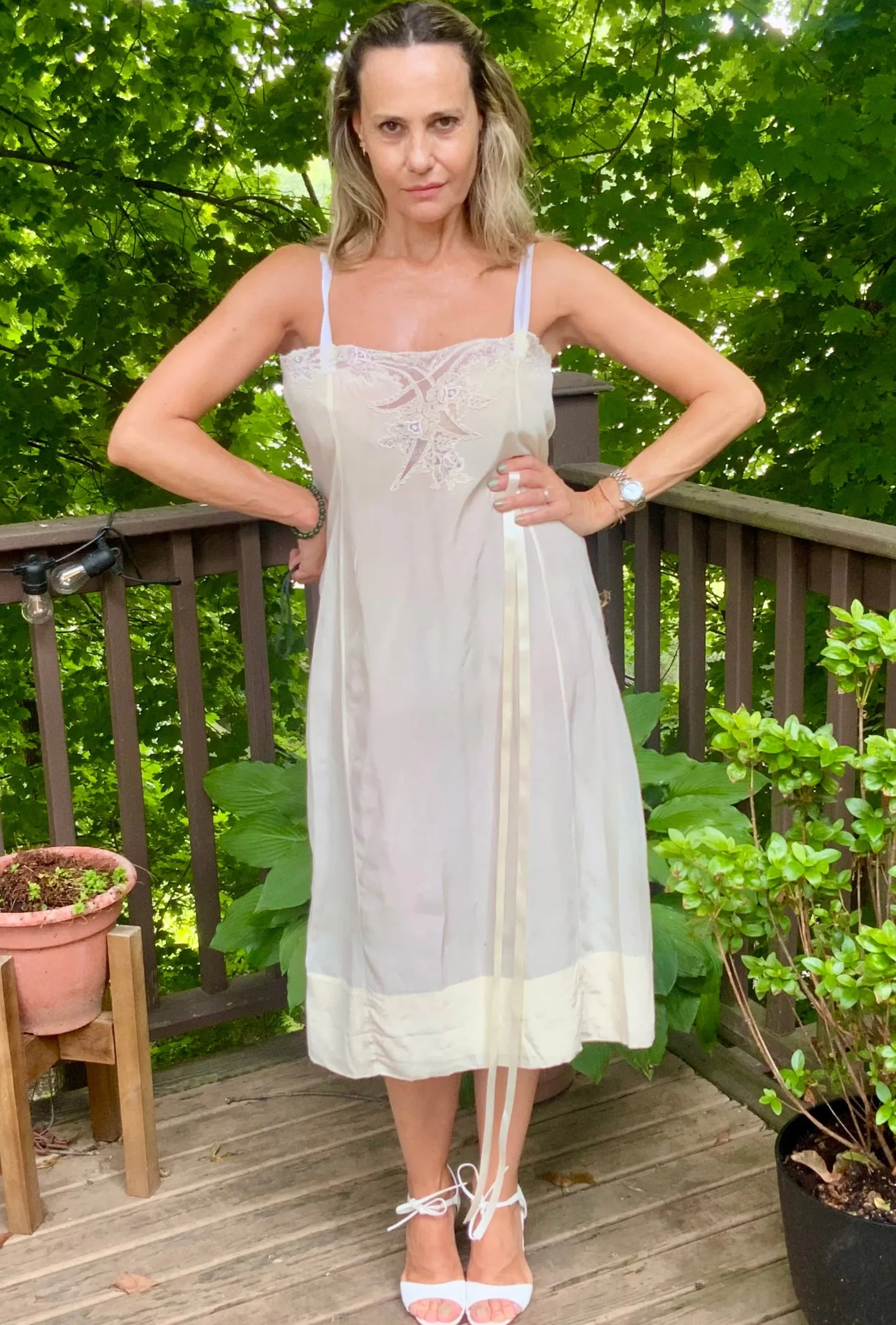 Silk Slip Dress - 20s