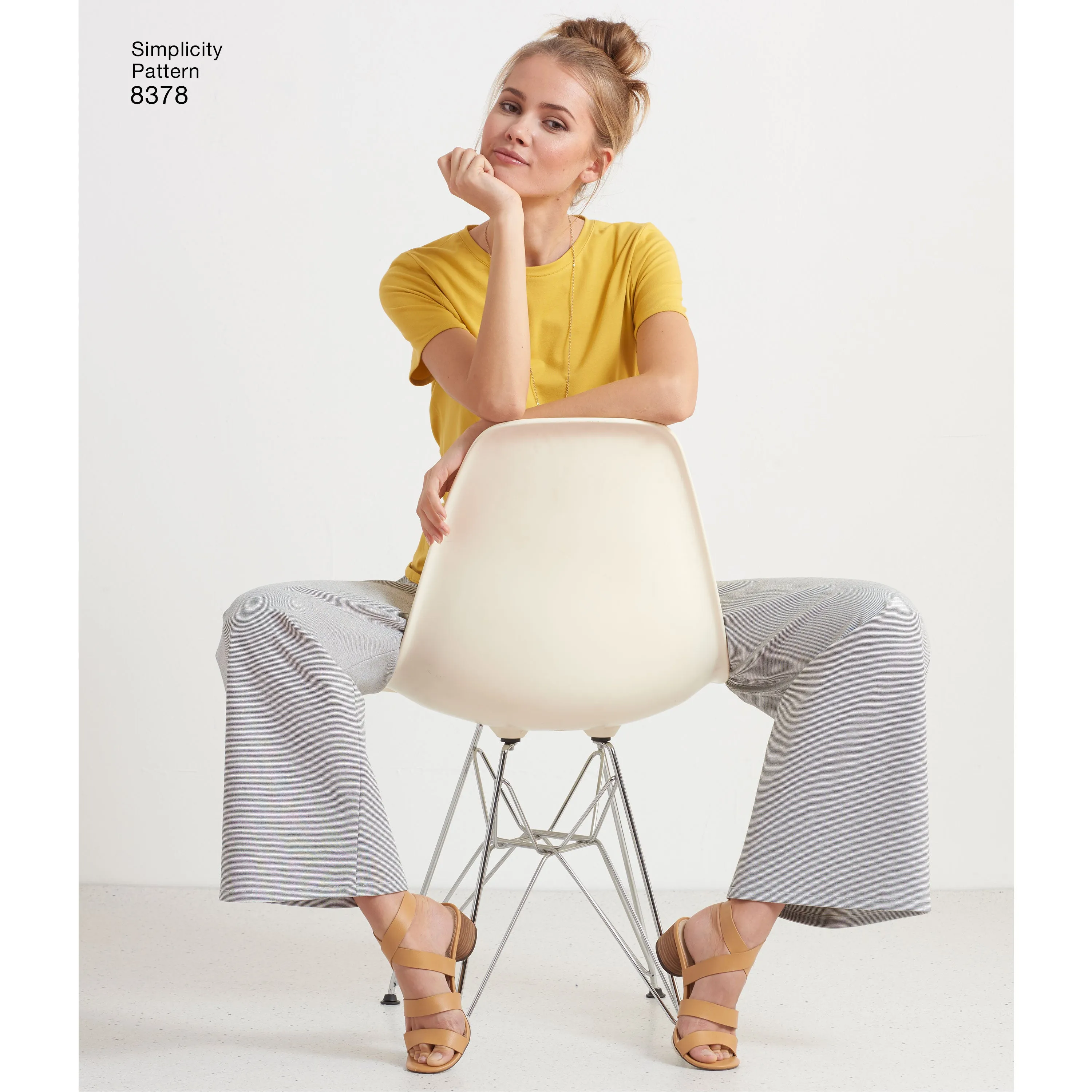 Simplicity Pattern 8378 Women's Knit Pant with Two Leg Widths