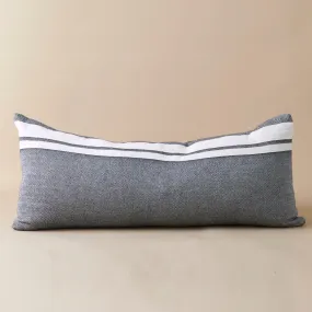 Siyah Cotton/Linen Bolster Cushion