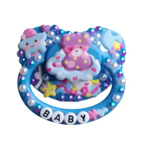 Sleepy Baby Bear Deco Pacifier