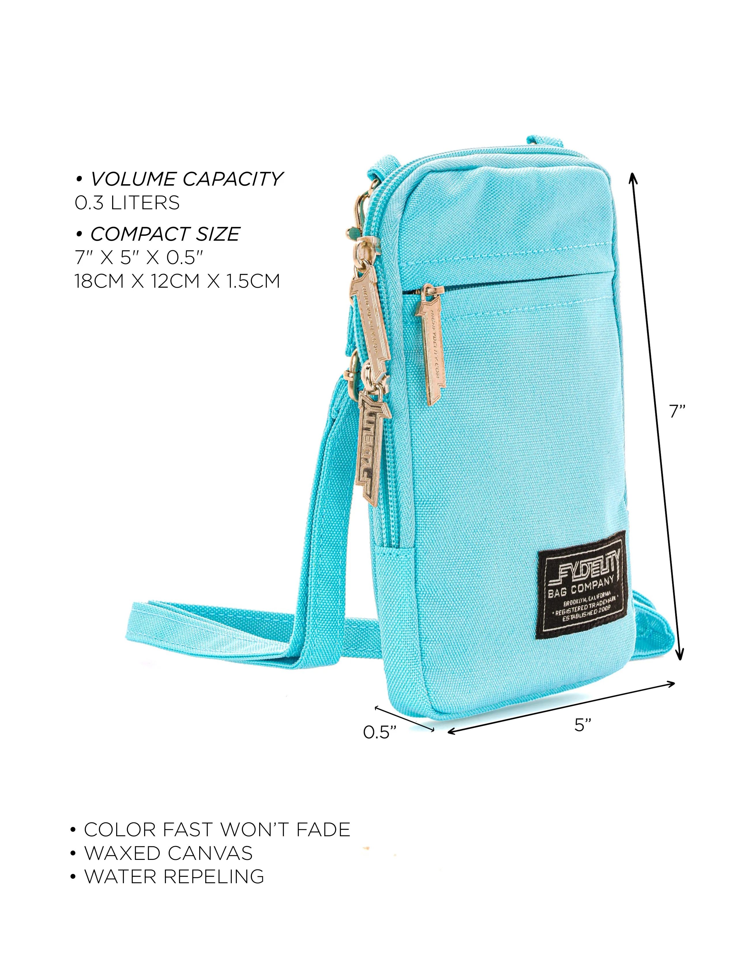 Slim Shady Bag | Crossbody | Recycled RPET | Powder Blue